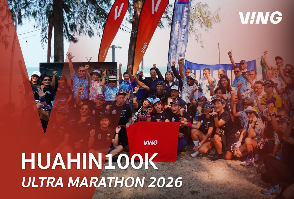 VING joins the press conference for Hua Hin 100K Ultra Marathon 2026 and City Run ahead of the race day.