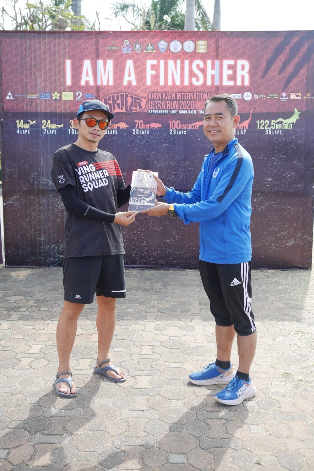 Review of the Elite sandals, which have won the 100k competition and two events.