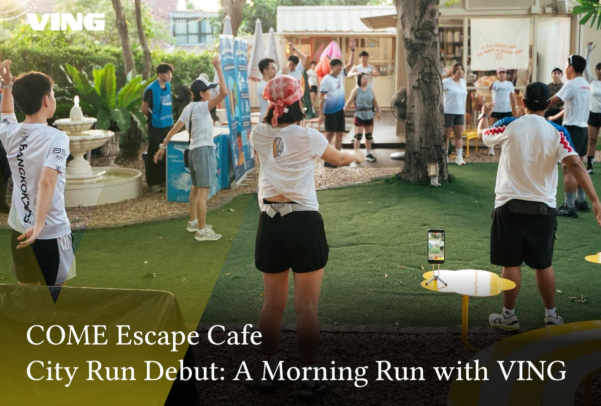 Come Escape Cafe City Run: The first morning run at VING.